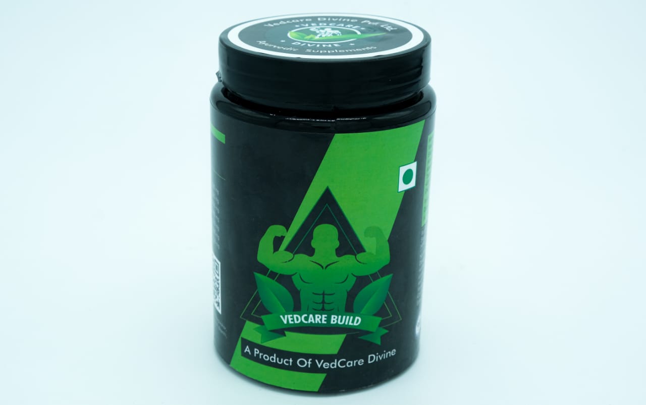 Vedcare Build 💥 वेदकेयर बिल्ड (1 Month 3kg to 8kg Weight Gain)&nbsp; 38 Herbs🪸🌾🫘🥜🫚