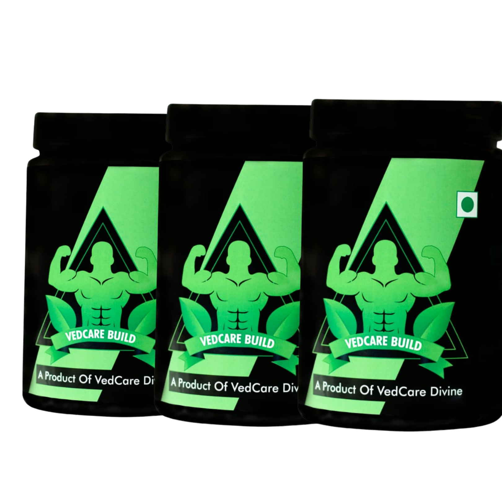 Vedcare Build💥 वेदकेयर बिल्ड (2+1)&nbsp; (1 Month 3kg to 8kg Weight Gain)&nbsp; 38 Herbs🪸🌾🫘🥜🫚